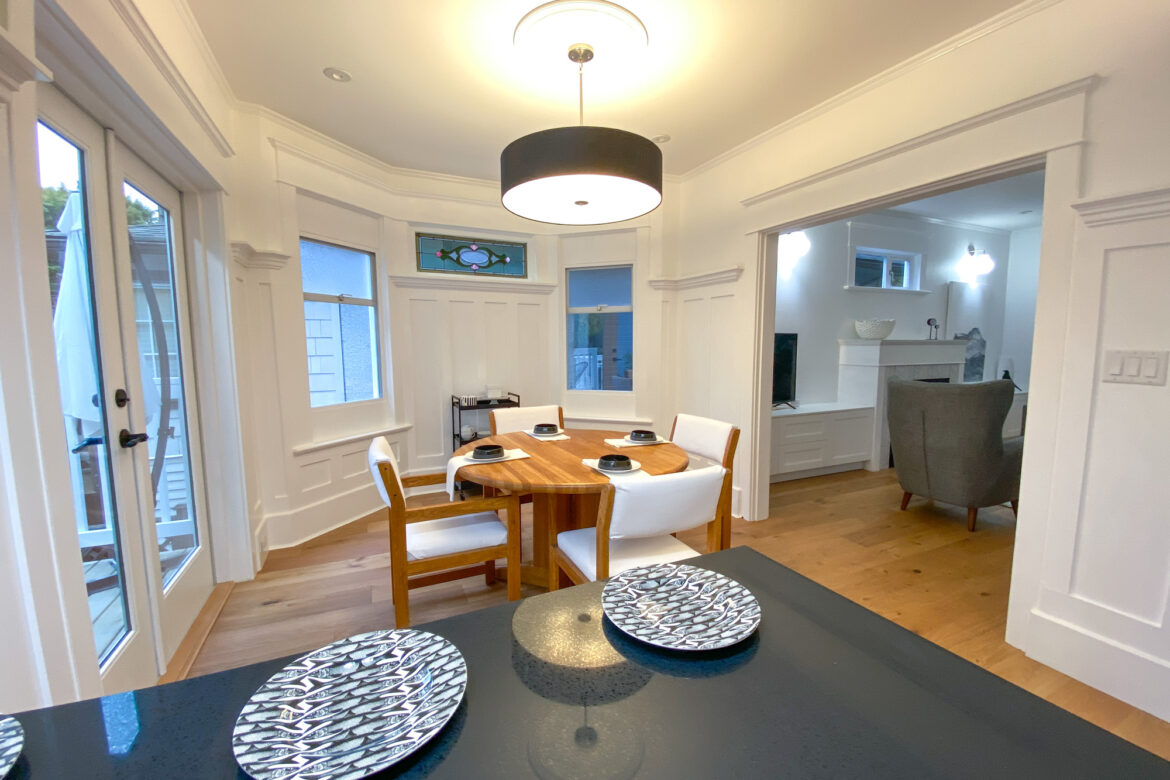 East 10th construction home Renovation 7 dining room